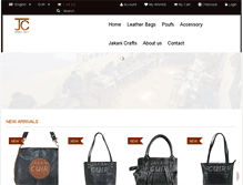 Tablet Screenshot of jakani-cuir.com